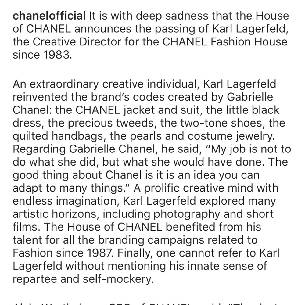 Just sharing! RIP Karl Lagerfeld 🙏🏻 - Picture 4 of 4
